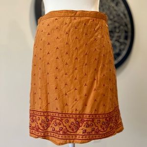 Silk AE Embroidered Skirt